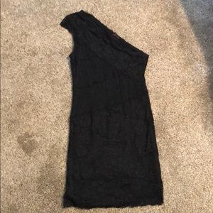 Lace Black Mini Dress